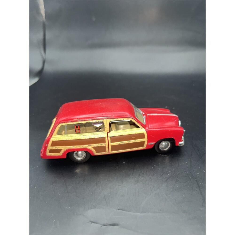 Road Champs, 1949 Ford Woody, Red, Scale 1:43, Diecast